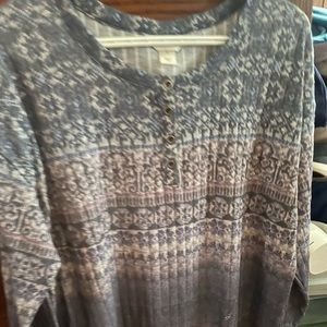 Christopher & Banks (aka CJ Banks) Rib Knit Top size 1X